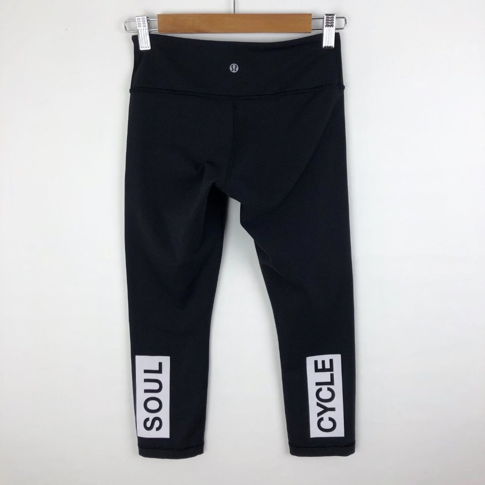 LULULEMON + SOULCYCLE wunder under crop legging